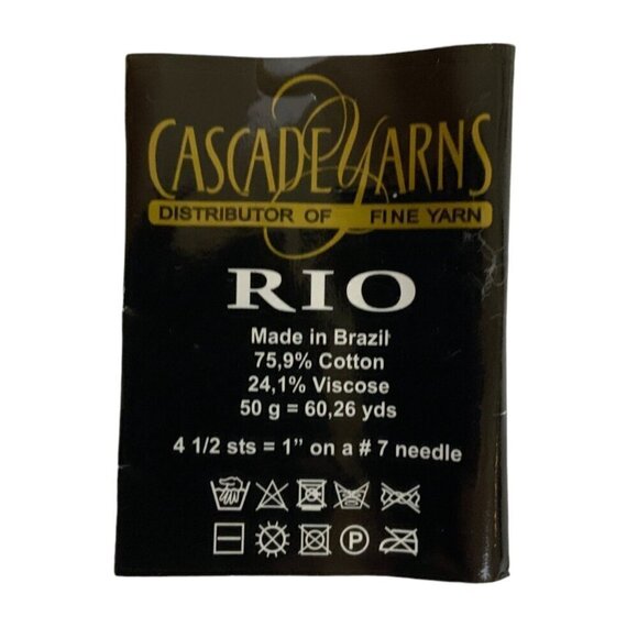 Cascade Yarns Rio Yarn Lot of 4 Balls Purple No 0245 Cotton Viscose - Picture 3 of 4